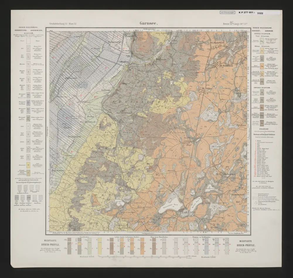 Voorbeeld van de oude kaart