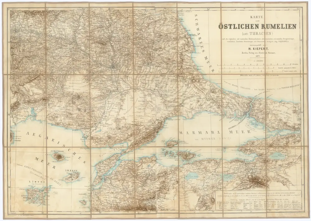 Aperçu de l'ancienne carte