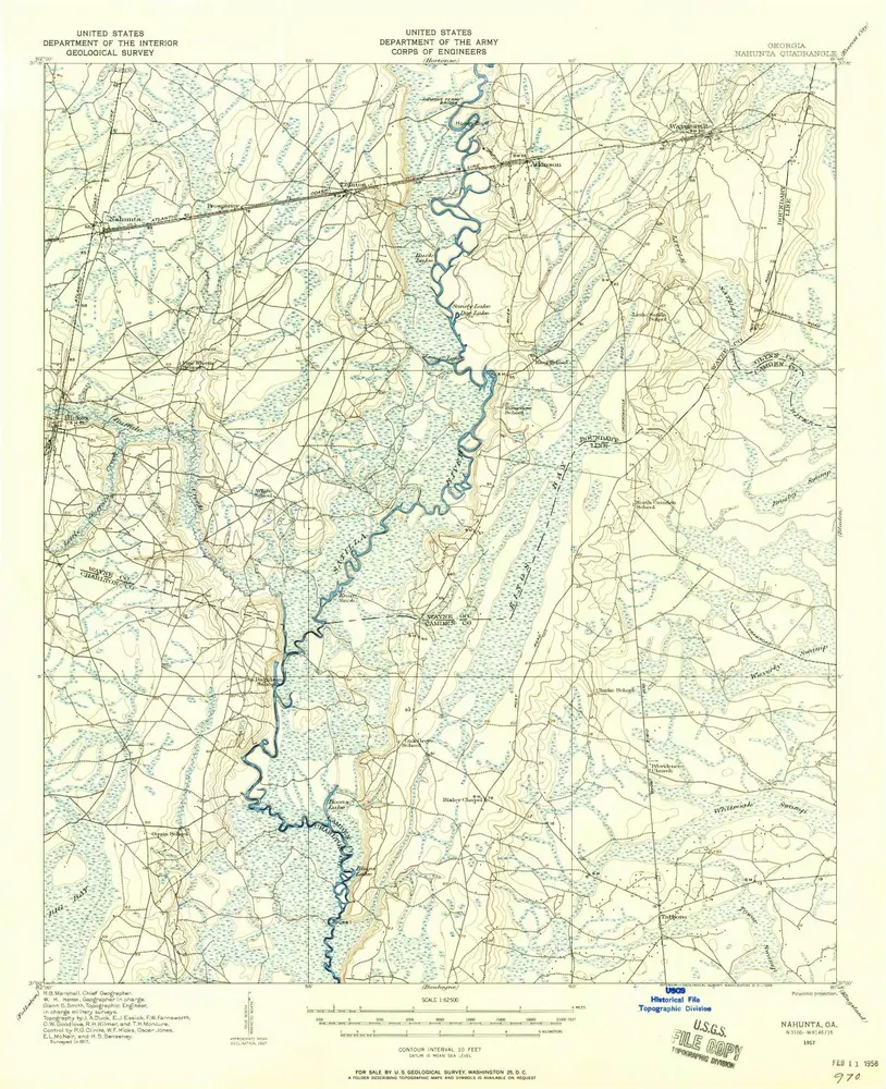 Voorbeeld van de oude kaart