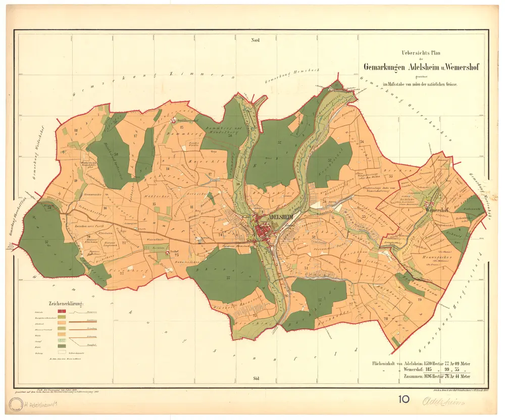 Aperçu de l'ancienne carte