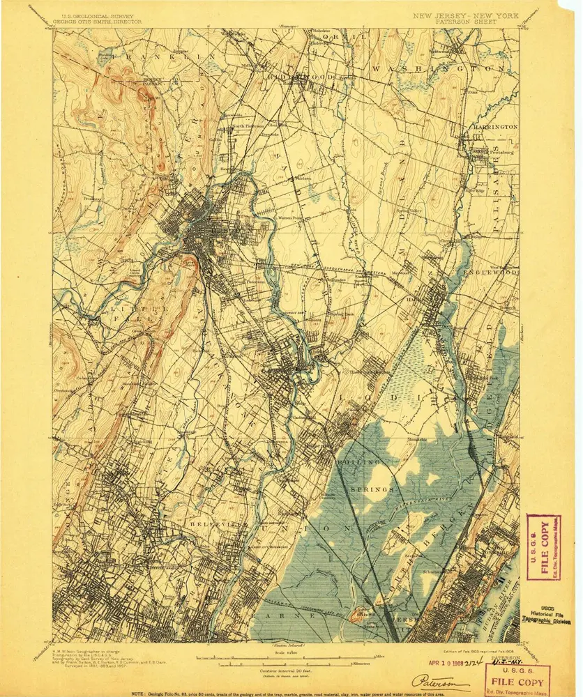 Voorbeeld van de oude kaart