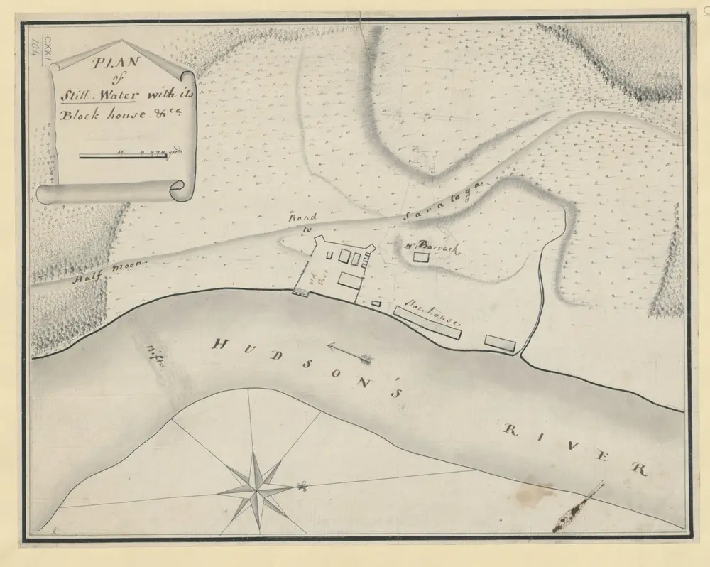 PLAN of Still Water with its Block house & c c.