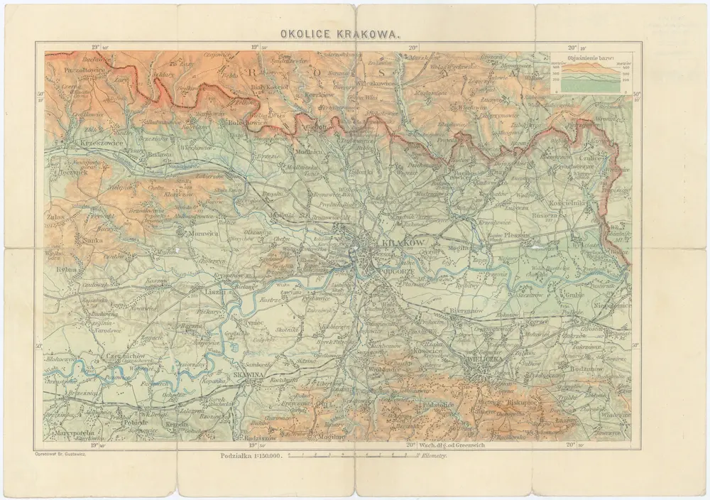 Voorbeeld van de oude kaart