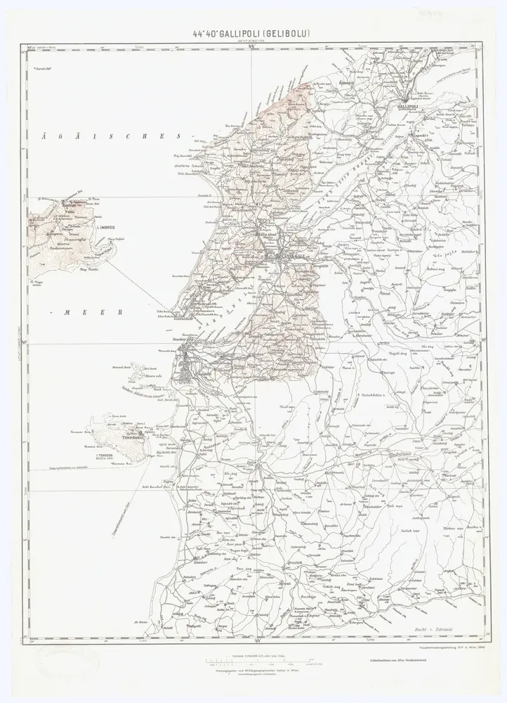 Voorbeeld van de oude kaart