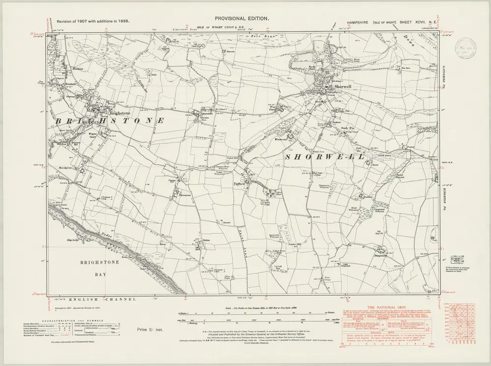 Voorbeeld van de oude kaart