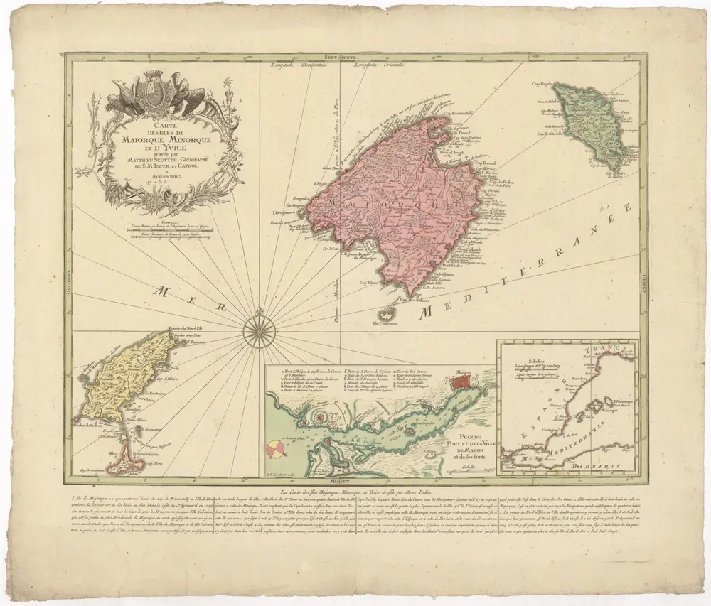 Voorbeeld van de oude kaart