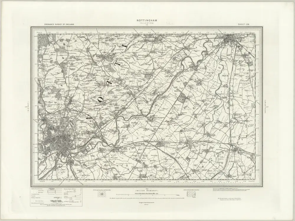 Voorbeeld van de oude kaart