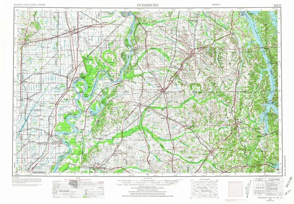 Voorbeeld van de oude kaart