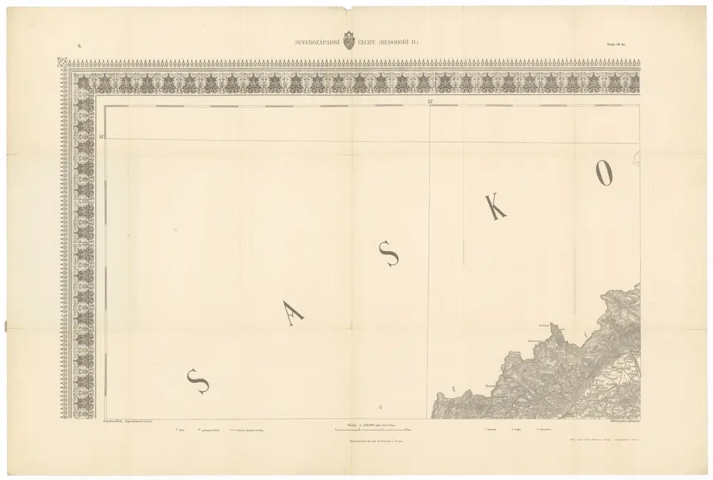 Voorbeeld van de oude kaart