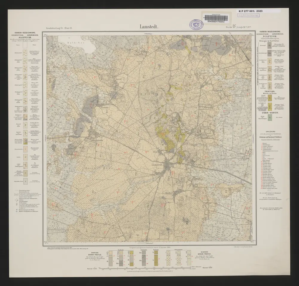 Voorbeeld van de oude kaart