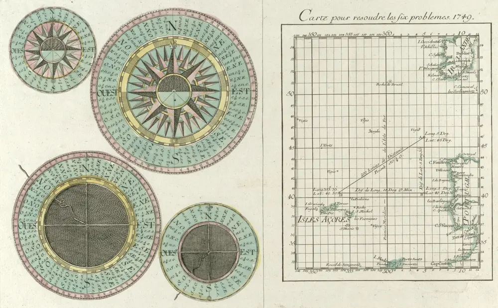 Voorbeeld van de oude kaart