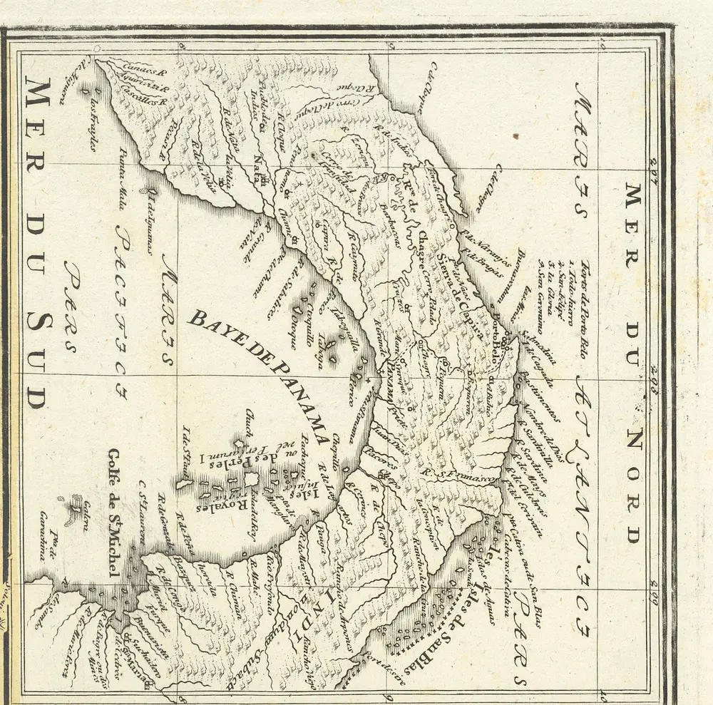 Aperçu de l'ancienne carte