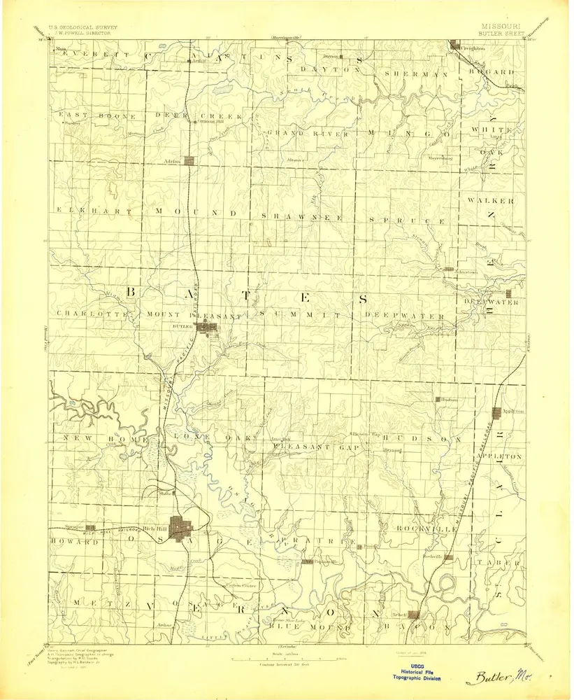 Anteprima della vecchia mappa