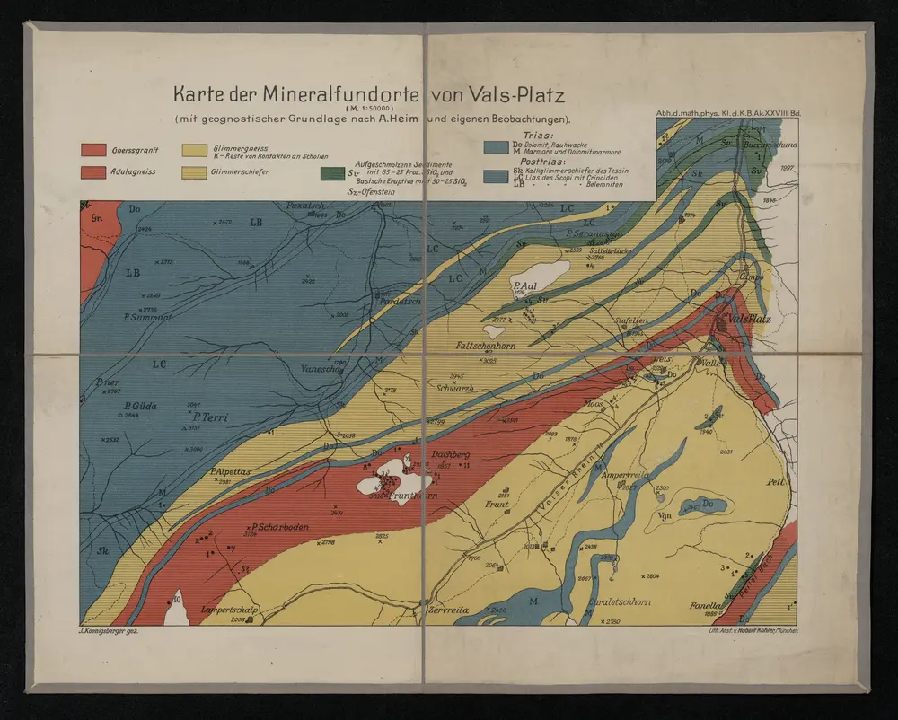 Aperçu de l'ancienne carte