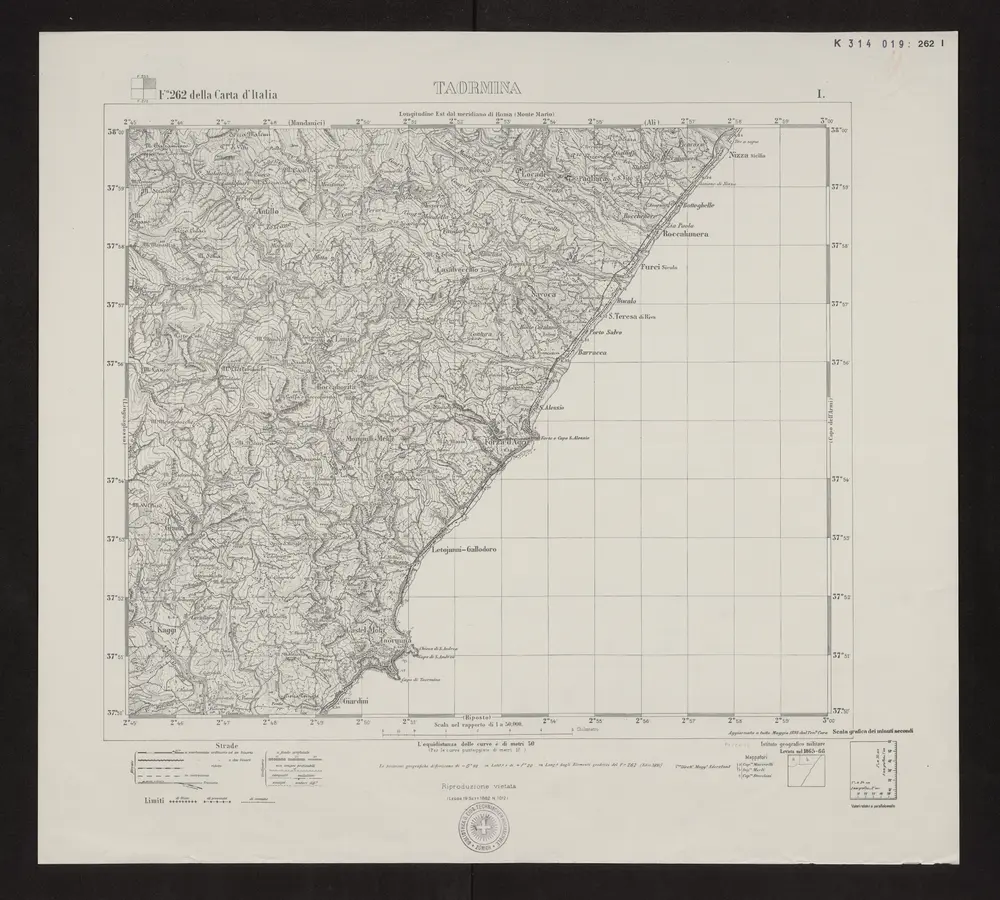 Aperçu de l'ancienne carte