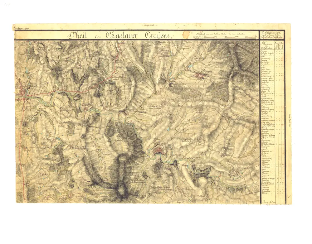 Anteprima della vecchia mappa