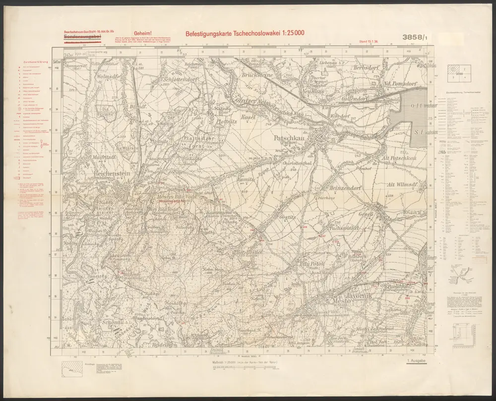 Aperçu de l'ancienne carte