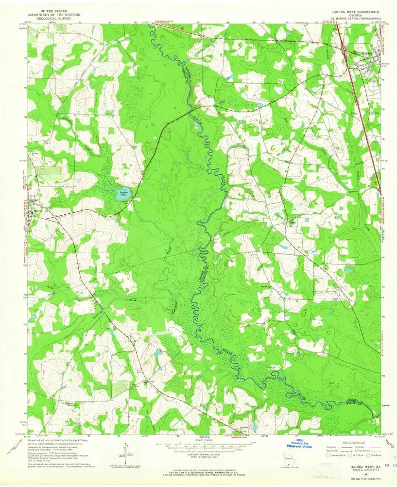 Voorbeeld van de oude kaart