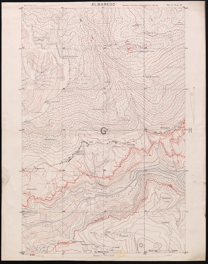 Anteprima della vecchia mappa