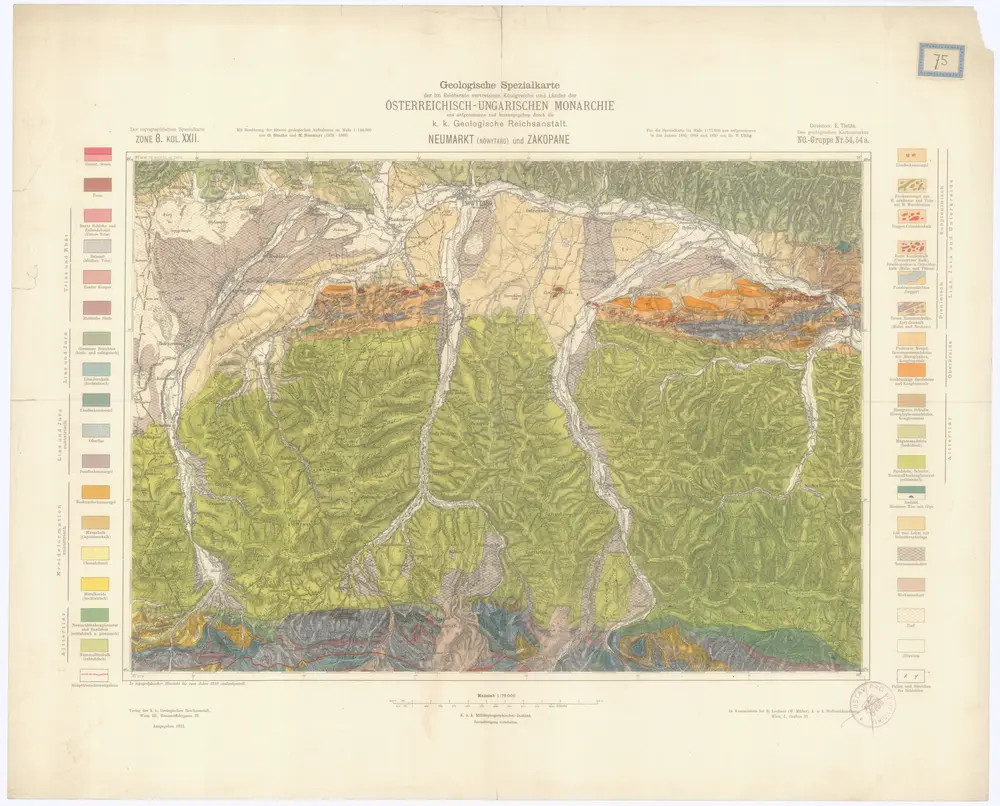 Aperçu de l'ancienne carte