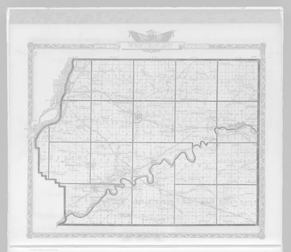 Old Maps Of Clinton County Iowa 5783