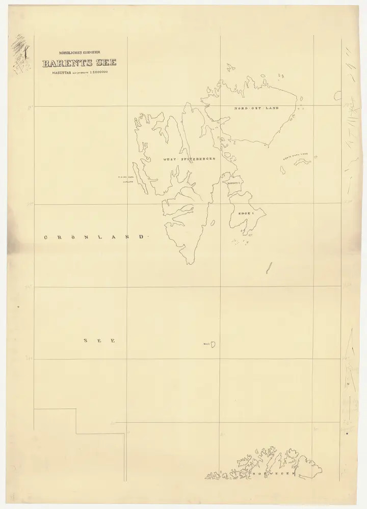 Voorbeeld van de oude kaart