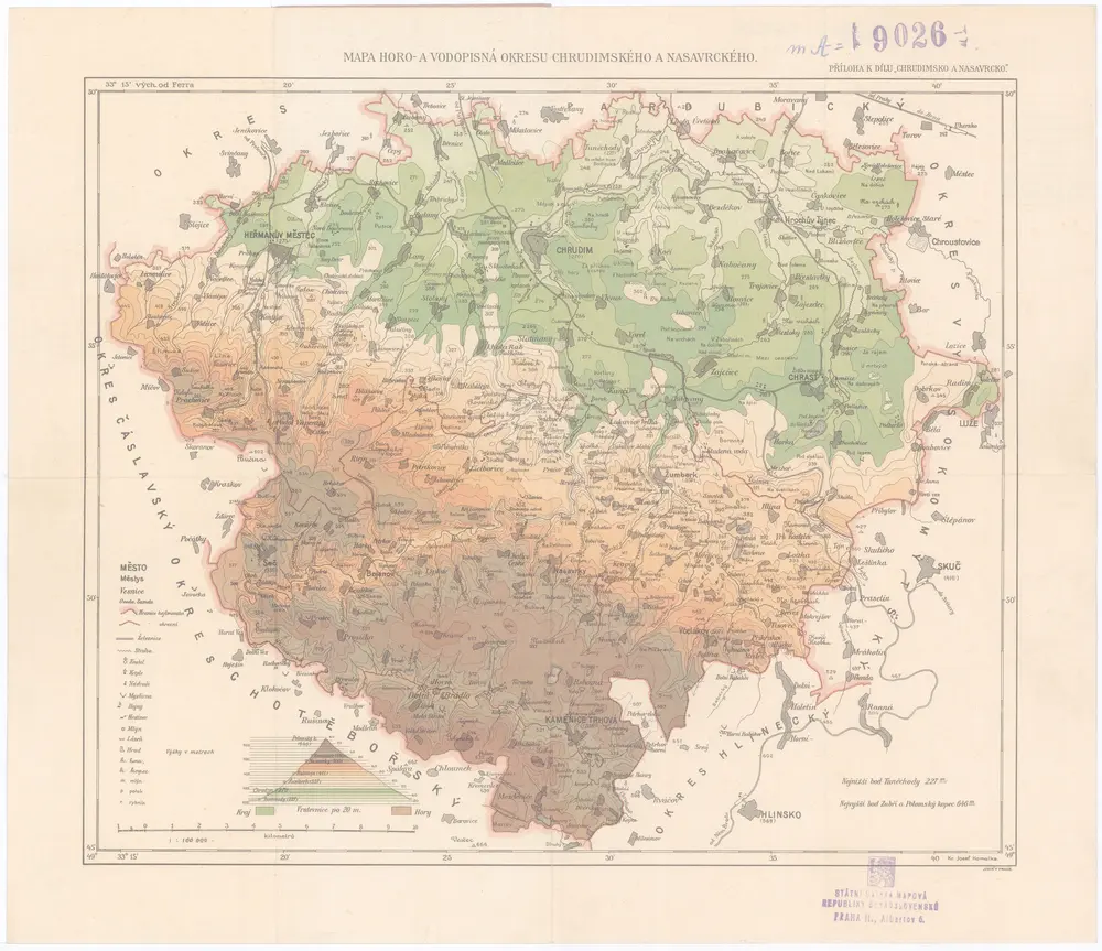 Voorbeeld van de oude kaart