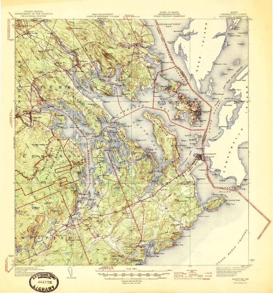 Voorbeeld van de oude kaart