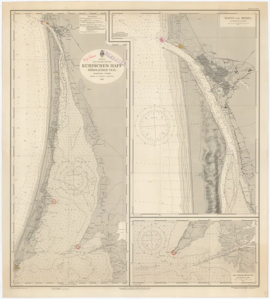 Voorbeeld van de oude kaart