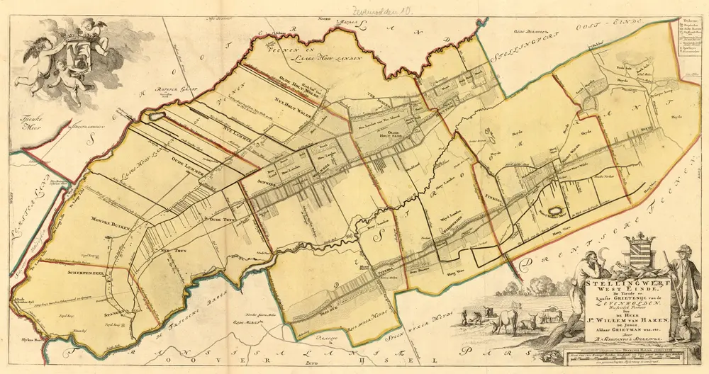 Voorbeeld van de oude kaart