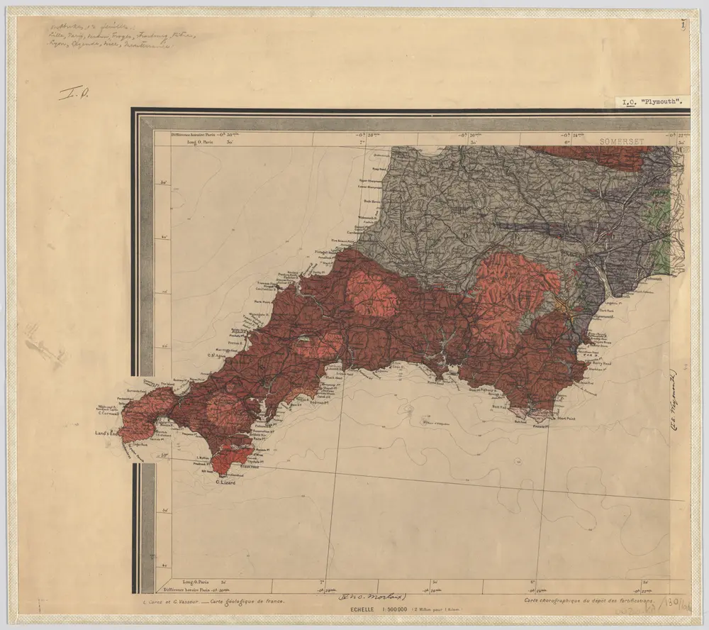 Aperçu de l'ancienne carte