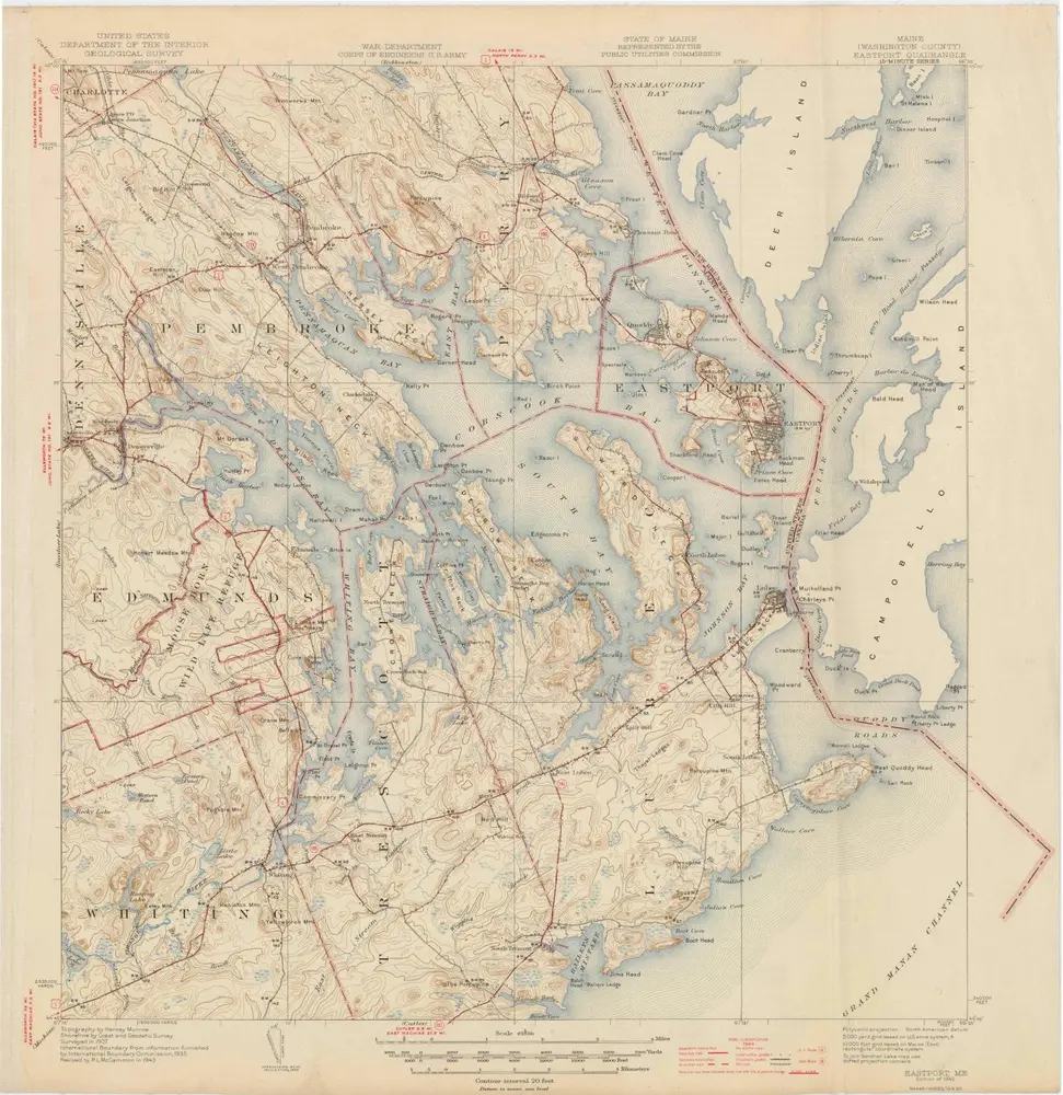 Voorbeeld van de oude kaart