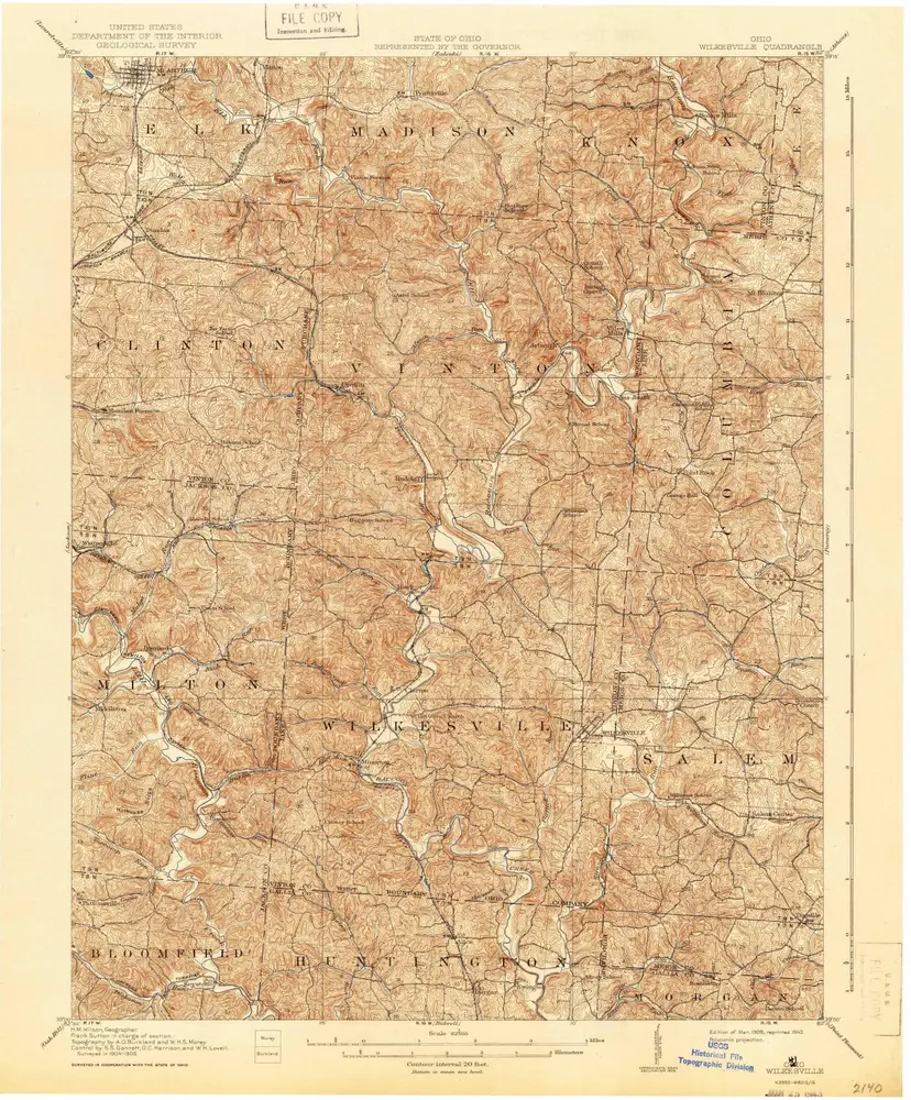 Aperçu de l'ancienne carte