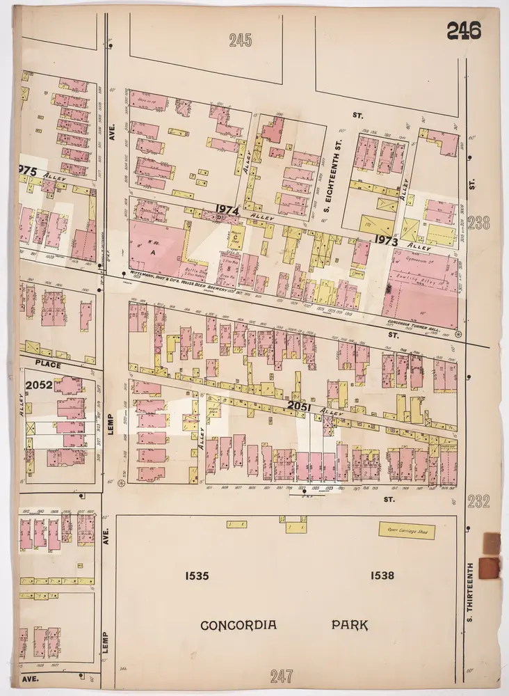 A. Whipple & Co.'s insurance map of St. Louis, Mo