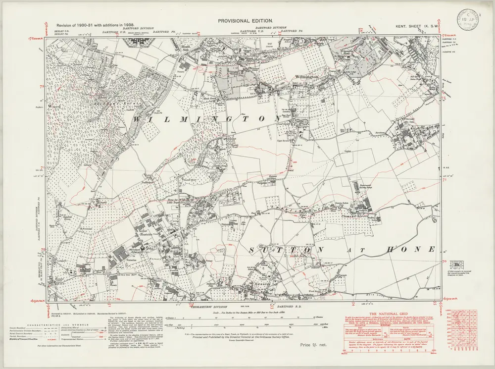 Aperçu de l'ancienne carte