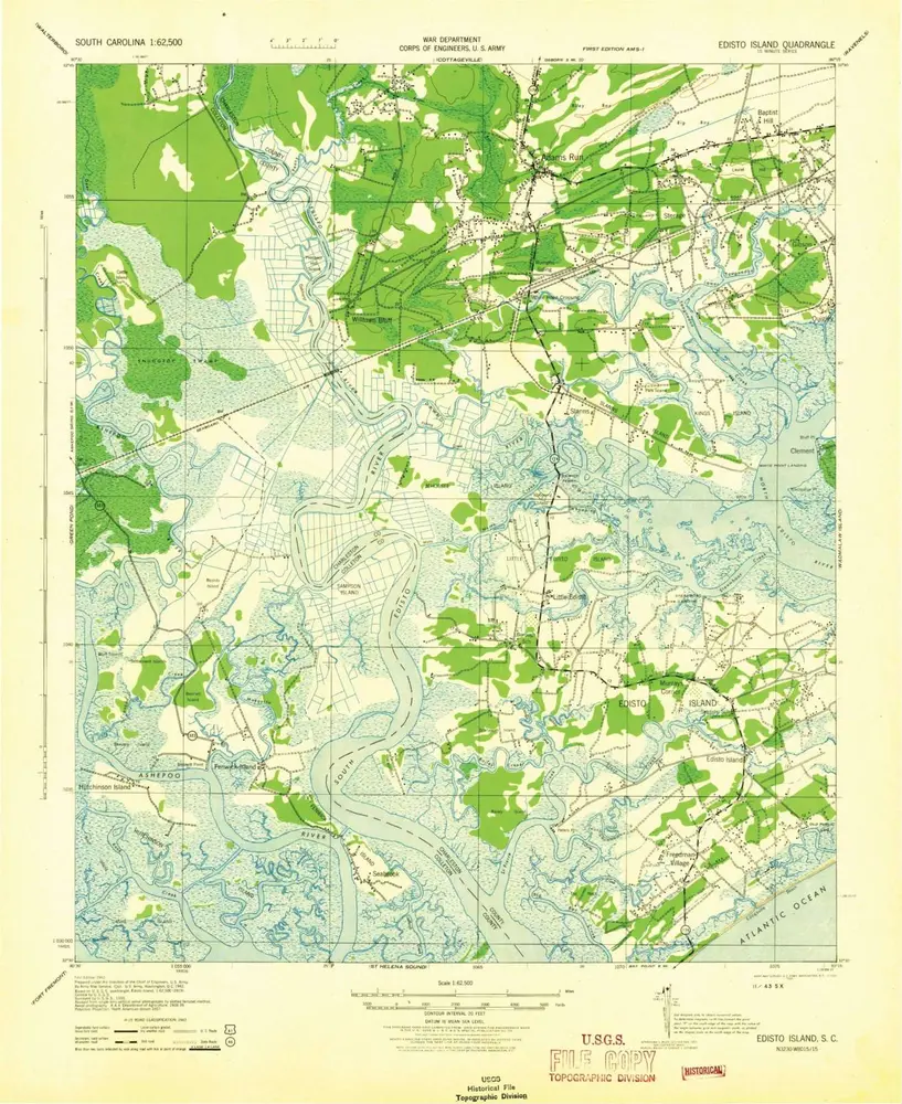 Voorbeeld van de oude kaart