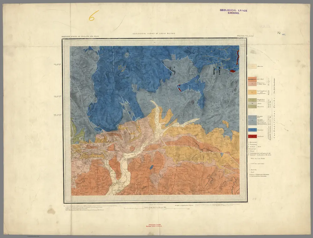 Voorbeeld van de oude kaart