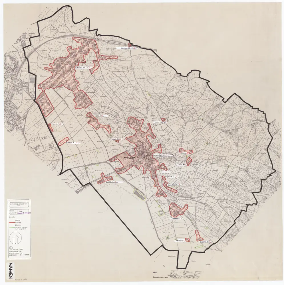 Aperçu de l'ancienne carte