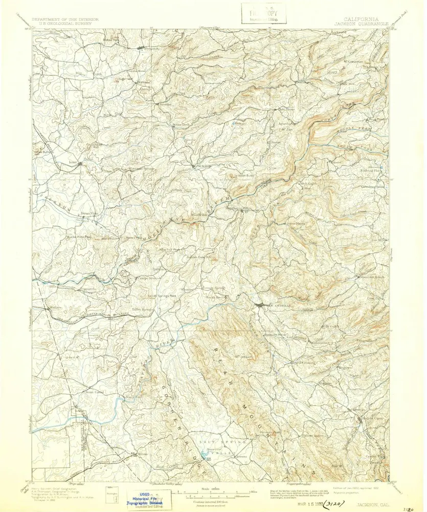 Aperçu de l'ancienne carte