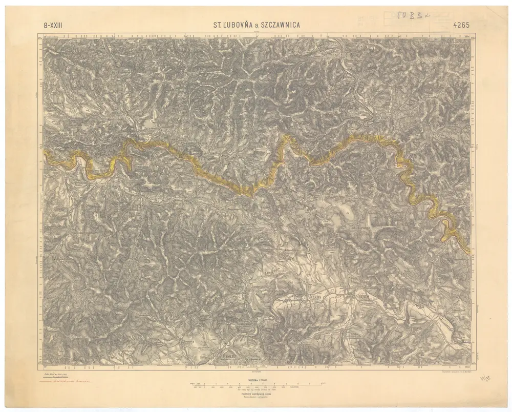 Voorbeeld van de oude kaart