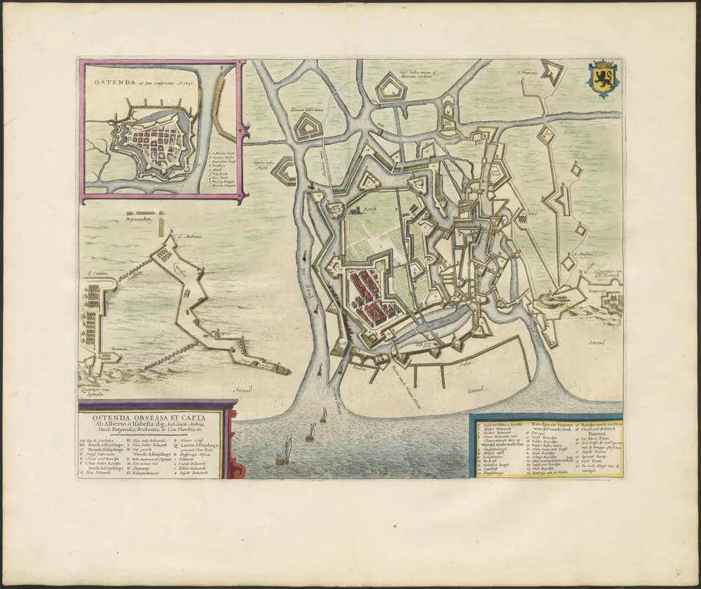 Voorbeeld van de oude kaart