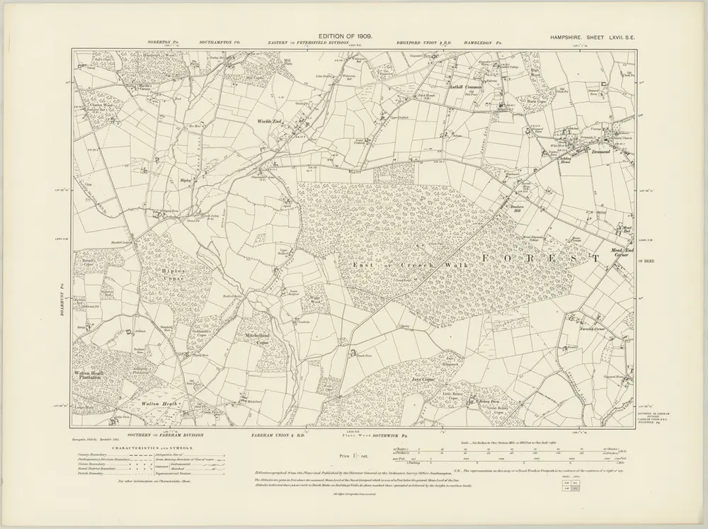 Aperçu de l'ancienne carte