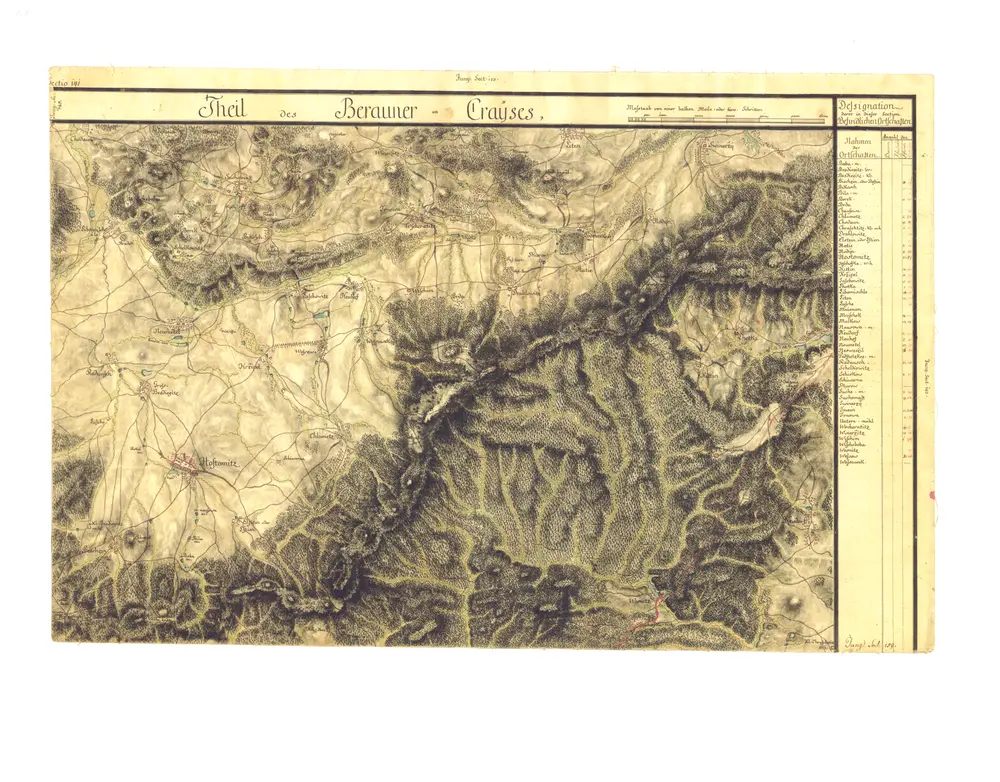 Aperçu de l'ancienne carte