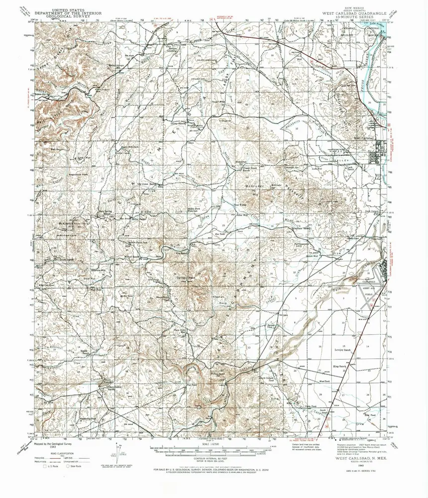 Voorbeeld van de oude kaart