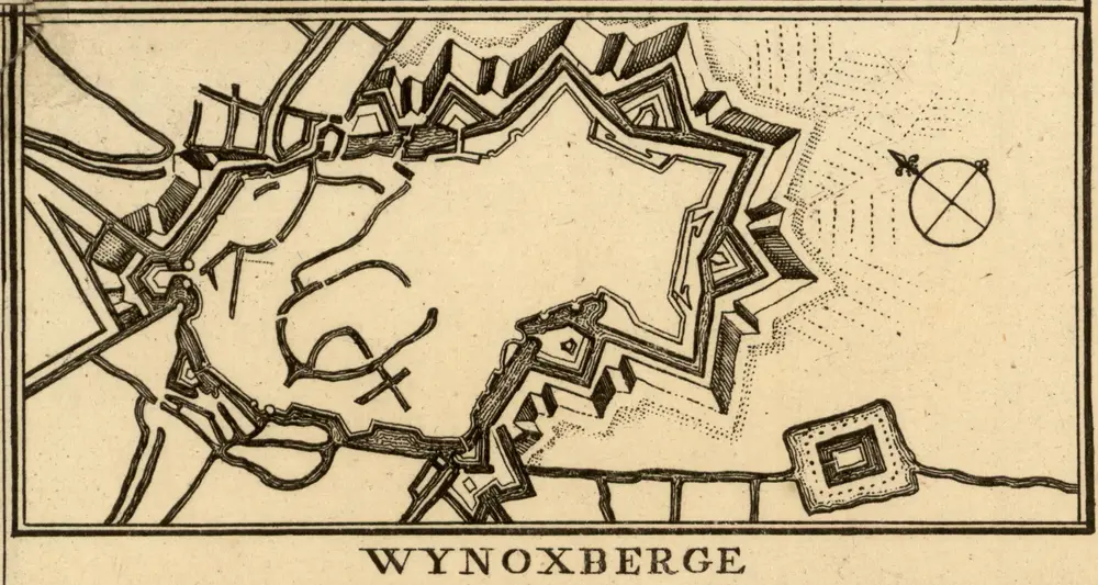 Voorbeeld van de oude kaart