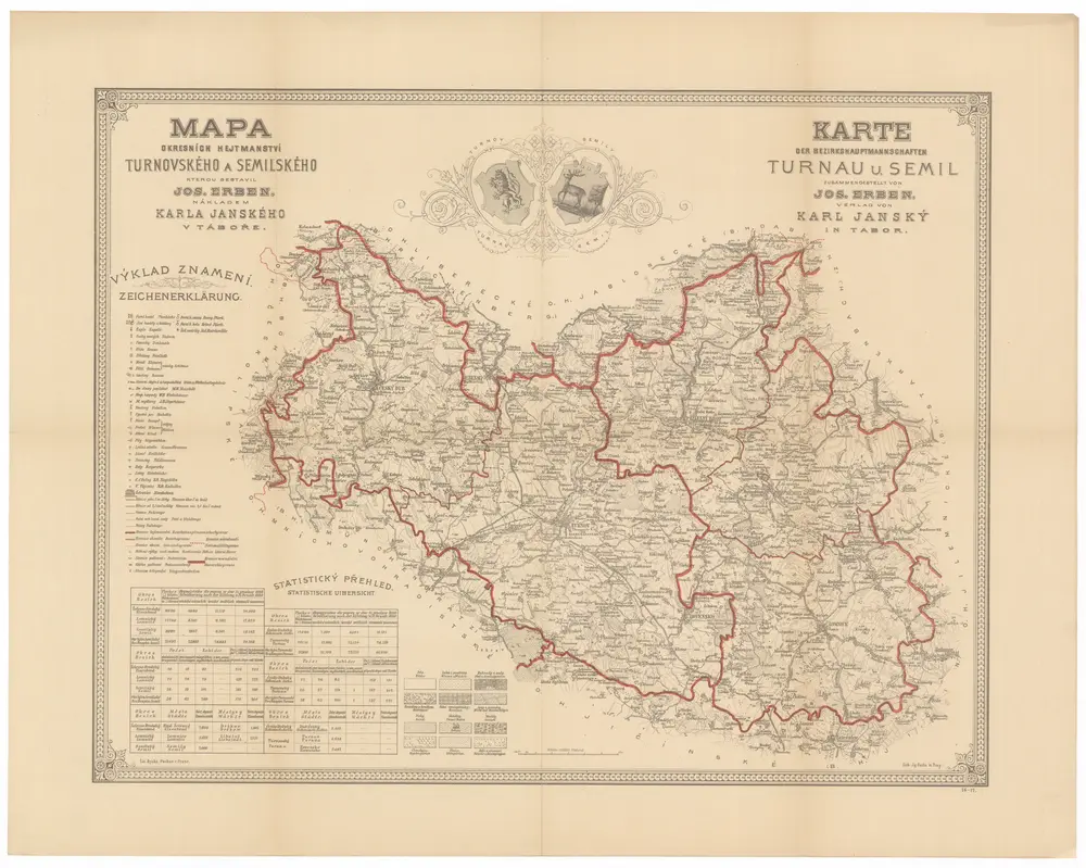 Voorbeeld van de oude kaart