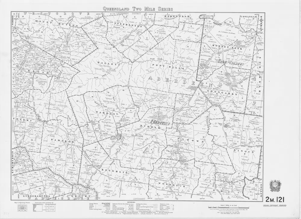 Queensland Two Mile series sheet 2m121