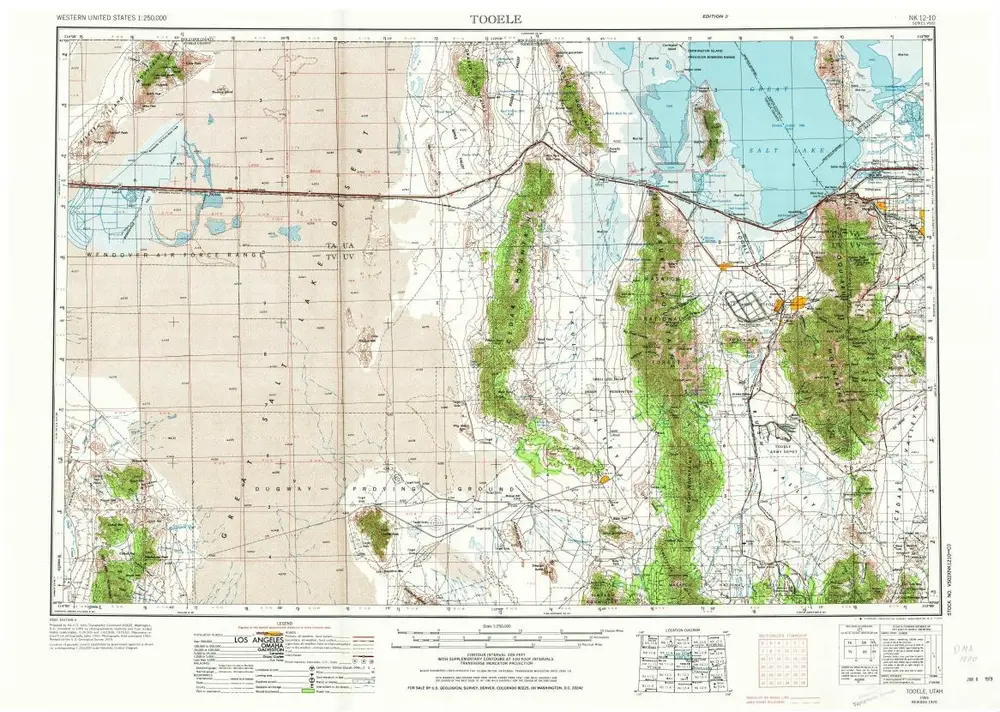 Voorbeeld van de oude kaart