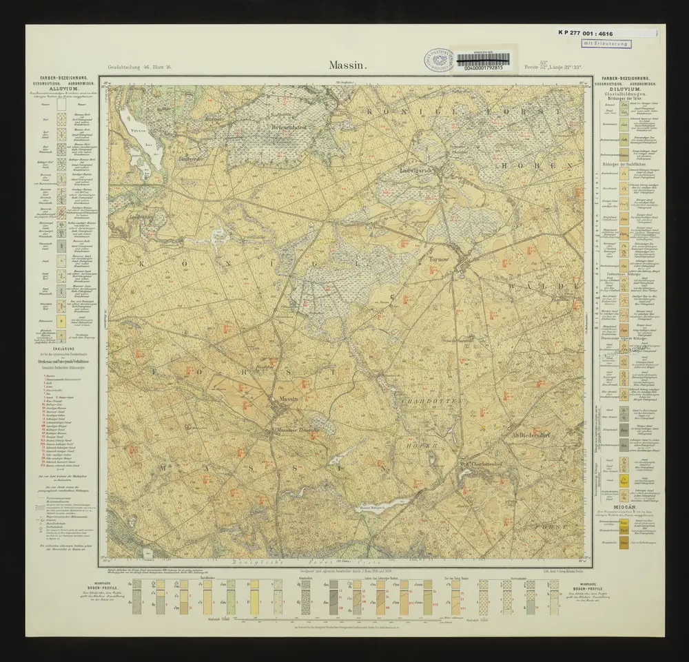 Voorbeeld van de oude kaart