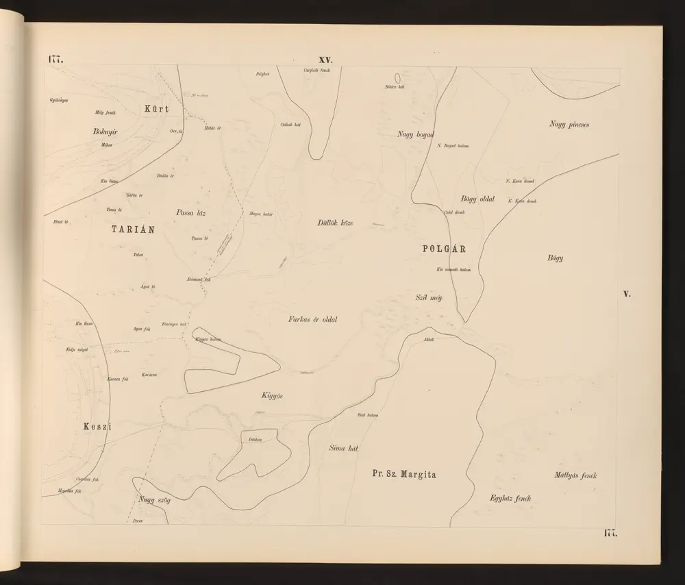 Aperçu de l'ancienne carte